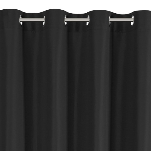 ZASŁONA GOTOWA ADARI 140 X 250 CM CZARNY