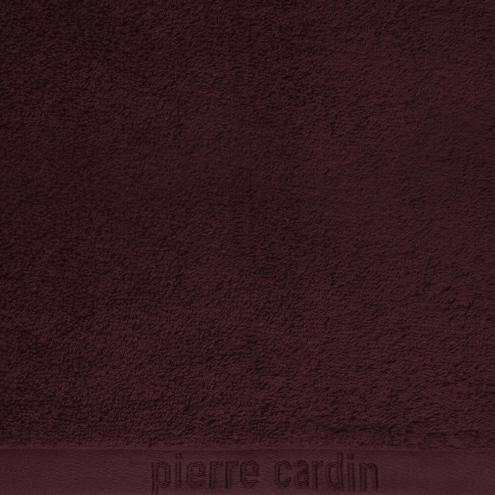 KOMPLET RĘCZNIKÓW 3 SZT EVI 40 X 34 X 9 CM BURGUNDOWY