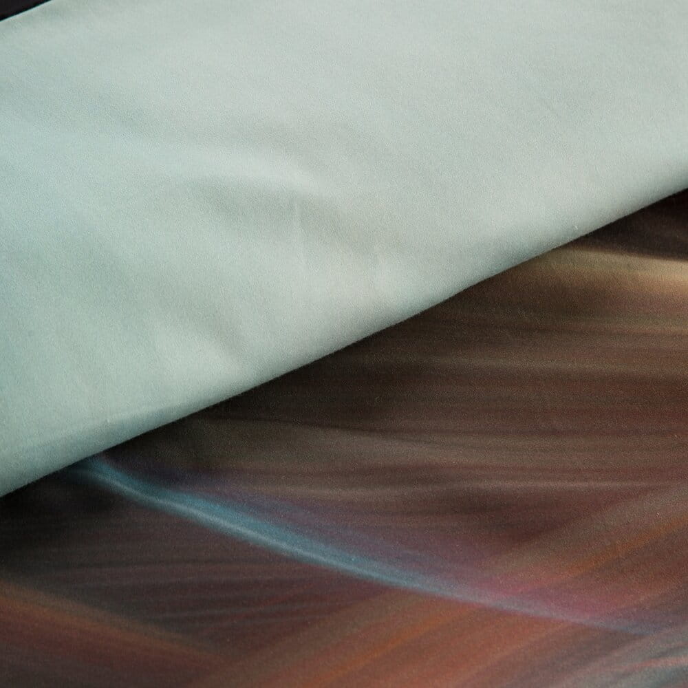 Pościel 160x200 cm z bawełny stalowa z designerskim wzorem PRISMA Eva Minge