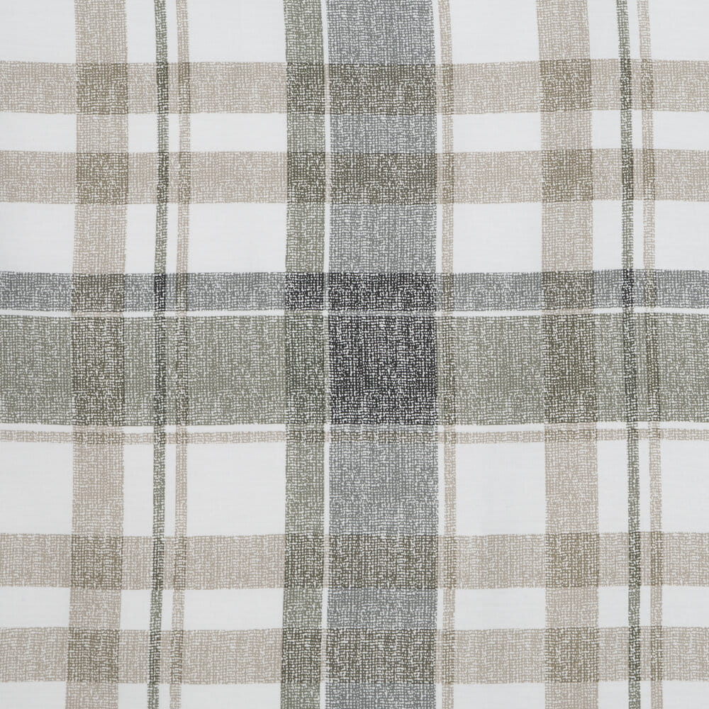 Pościel bawełniana biała z wzorem klasycznej kraty SPRING 58 140x200 cm