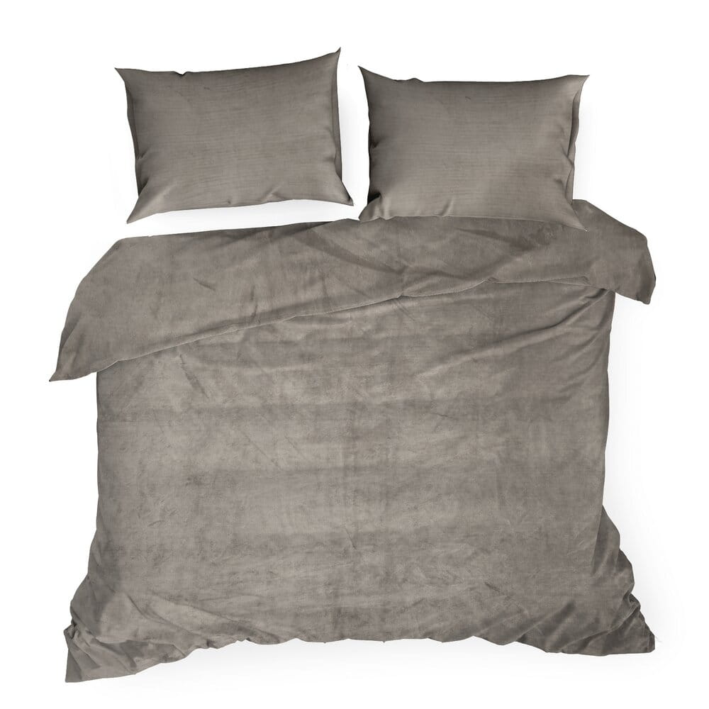 Komplet pościeli polarowej 220x200 cm – beżowy FLANO