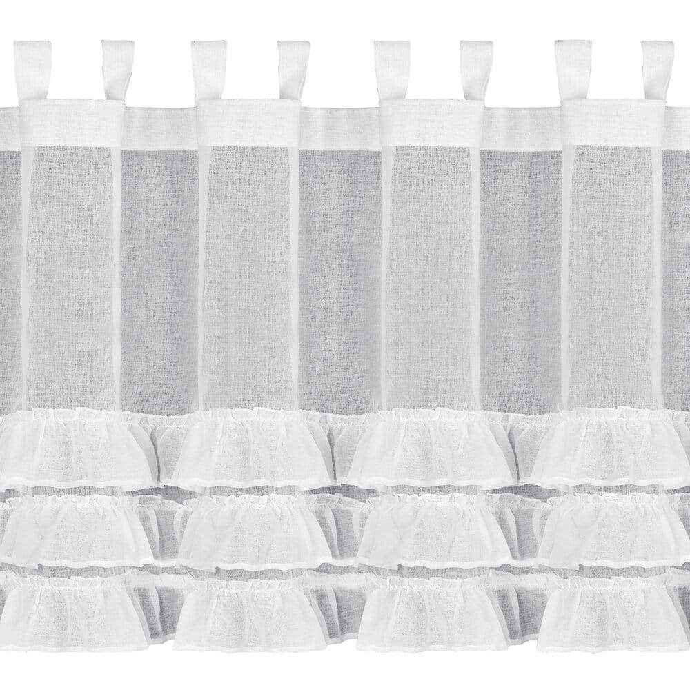 FIRANA GOTOWA LILIAN 2 NA SZELKACH 150 X 70 CM BIAŁY