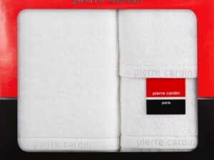 Zestaw ręczników bawełnianych na prezent 3 szt kolor biały EVI Pierre Cardin