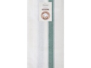 Komplet ściereczek kuchennych 2szt 50x70 cm bawełniany kolor zielony w pasy SOFIA