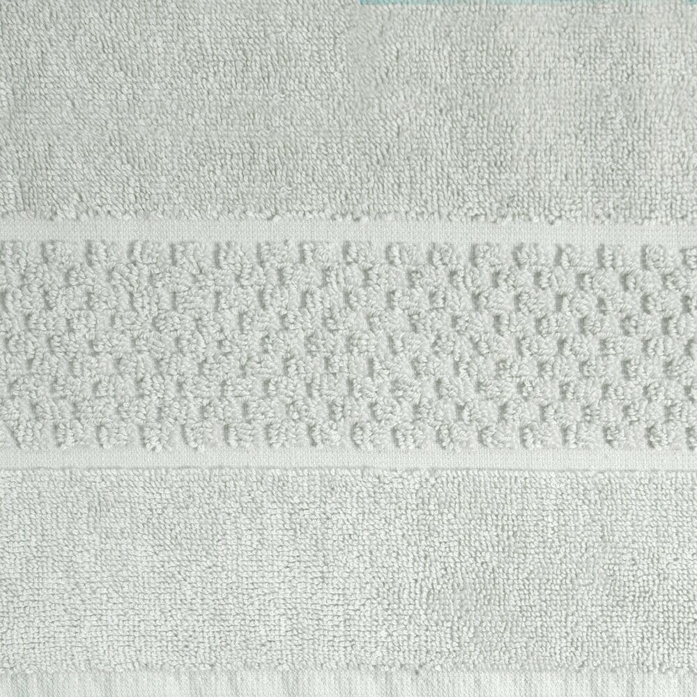 Dywanik łazienkowy CALEB z bawełny frotte popielaty 50x70 cm - obrazek 3