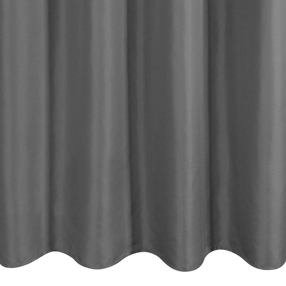 Zasłona gotowa ADARI czarna gładka 140 x 250 cm na przelotkach - obrazek 5