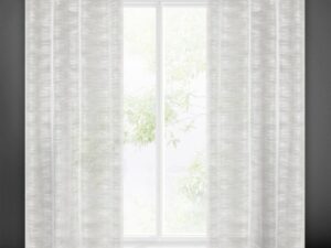 Firana gotowa ASTERA z efektem deszczyku półprzezroczysta 140 x 250 cm przelotki