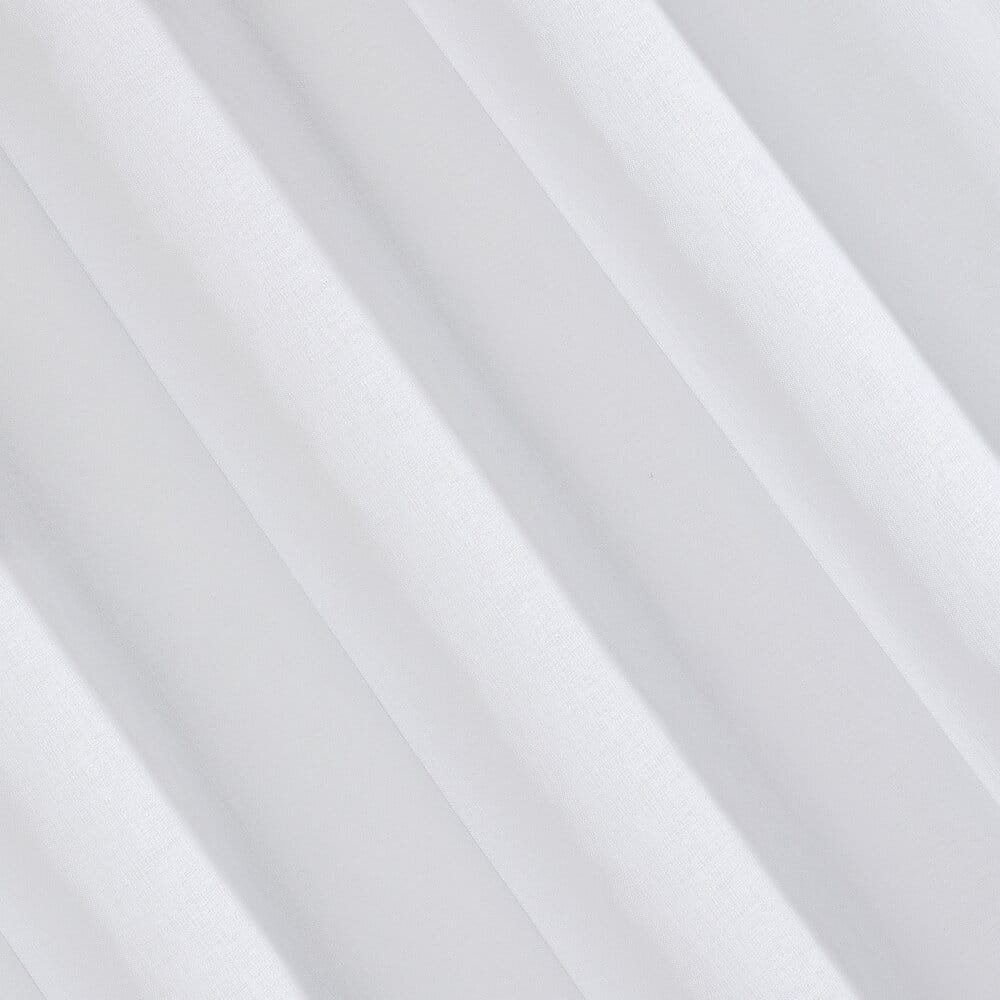 Firana ESIM z gładkiej etaminy 140x250 cm biała na przelotkach - obrazek 5