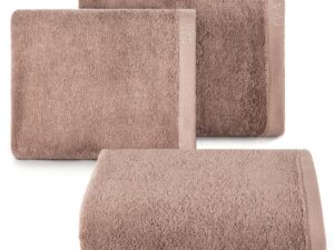 Ręcznik do rąk 30x50 cm bawełniany kolor pudrowy z logiem Eva Minge